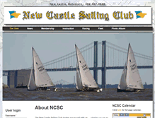 Tablet Screenshot of newcastlesailingclub.org